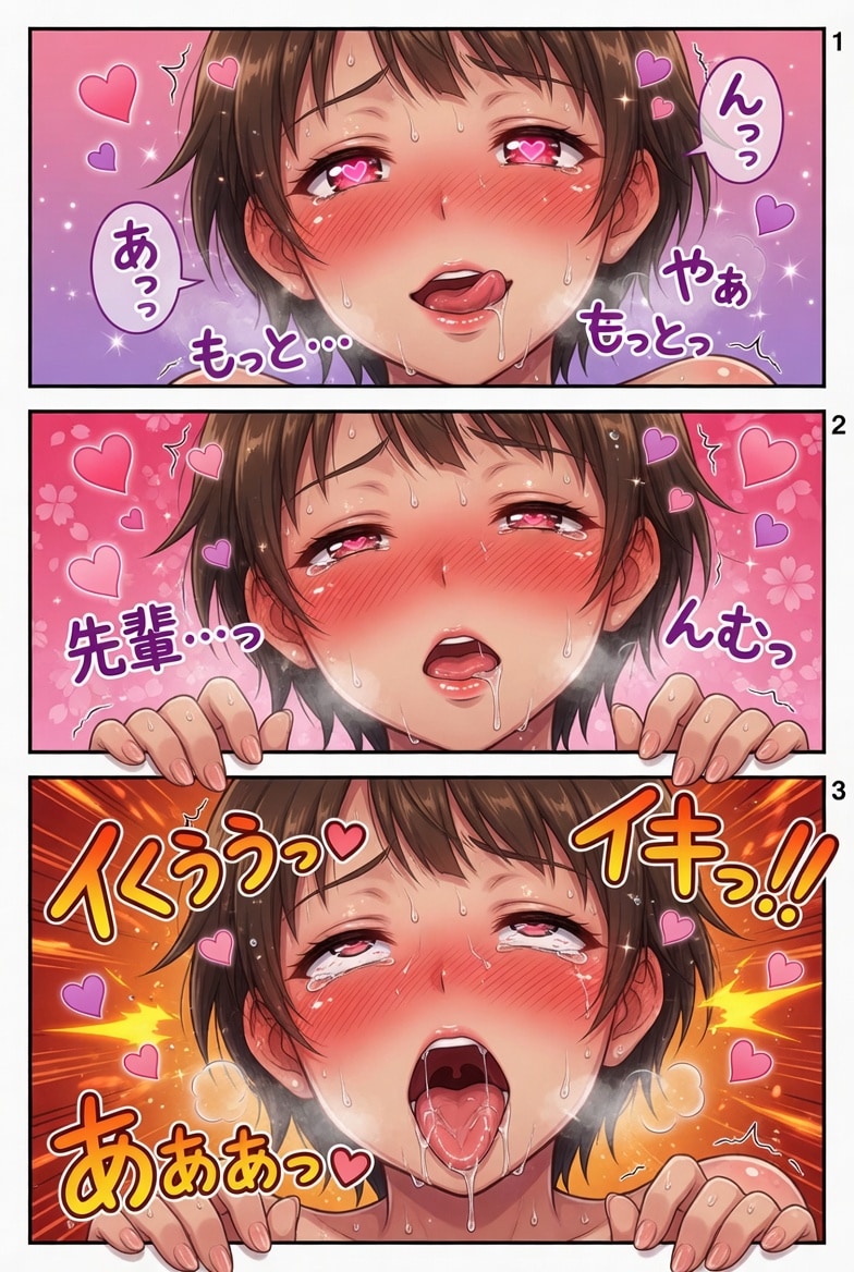 どんどん崩れていくのが大好き