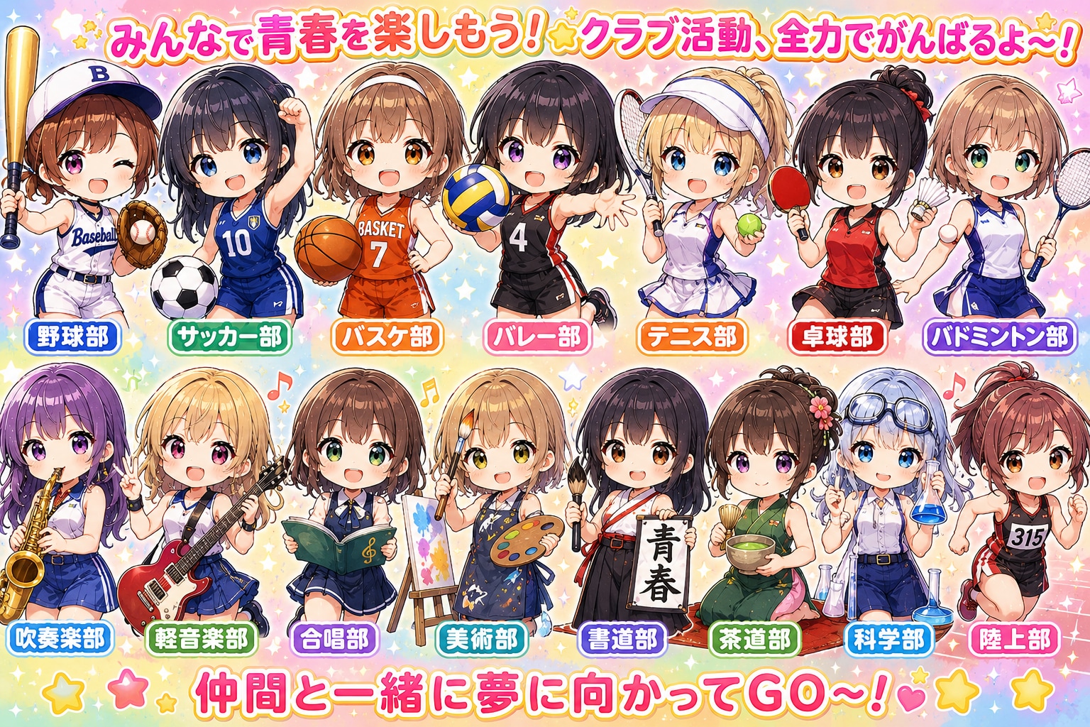 【#スリーブレス学園】
