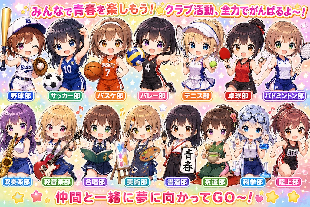 【#スリーブレス学園】