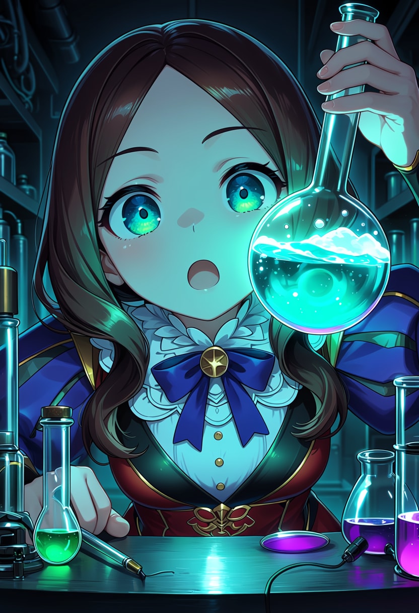 夜更かし錬金術師 | の人気AIイラスト・グラビア