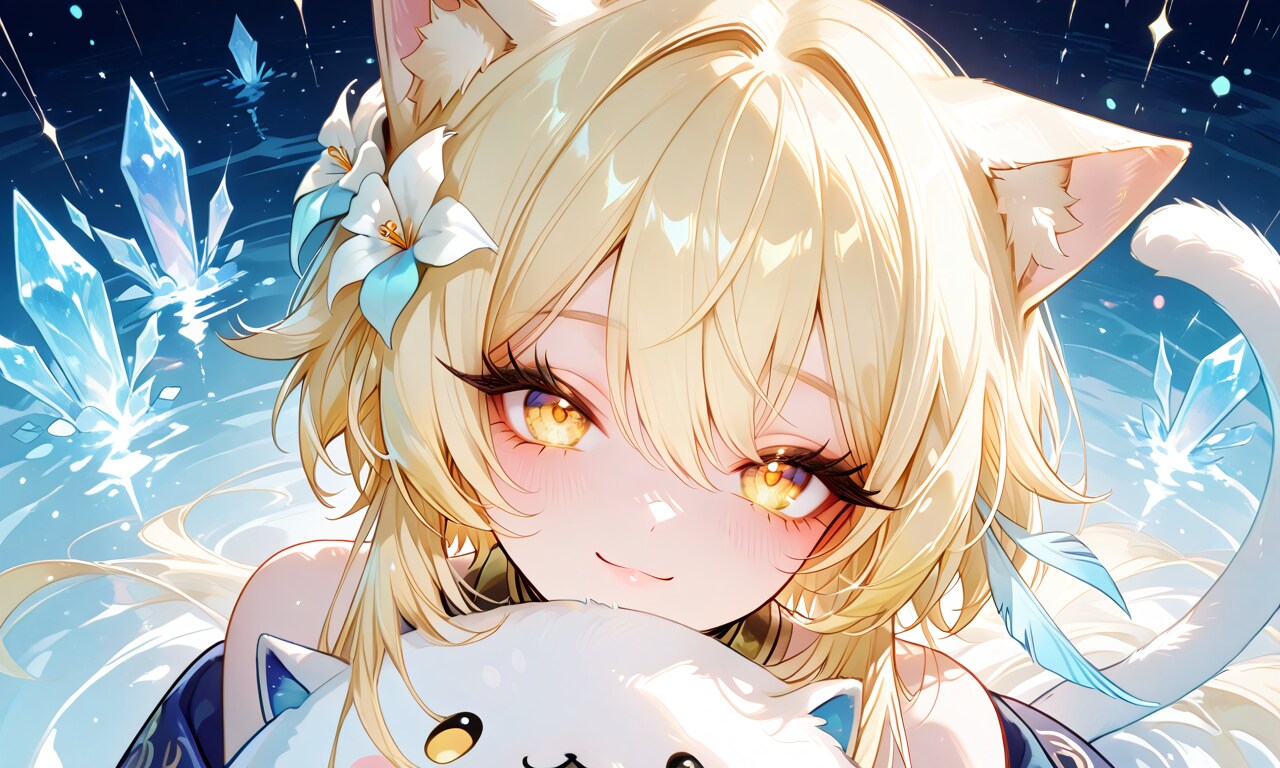 原神　蛍　猫耳