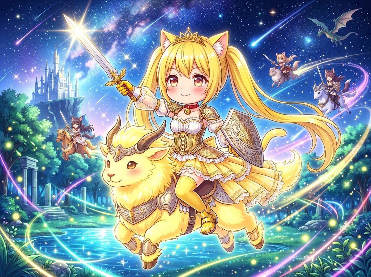金ツイにゃん姫騎士