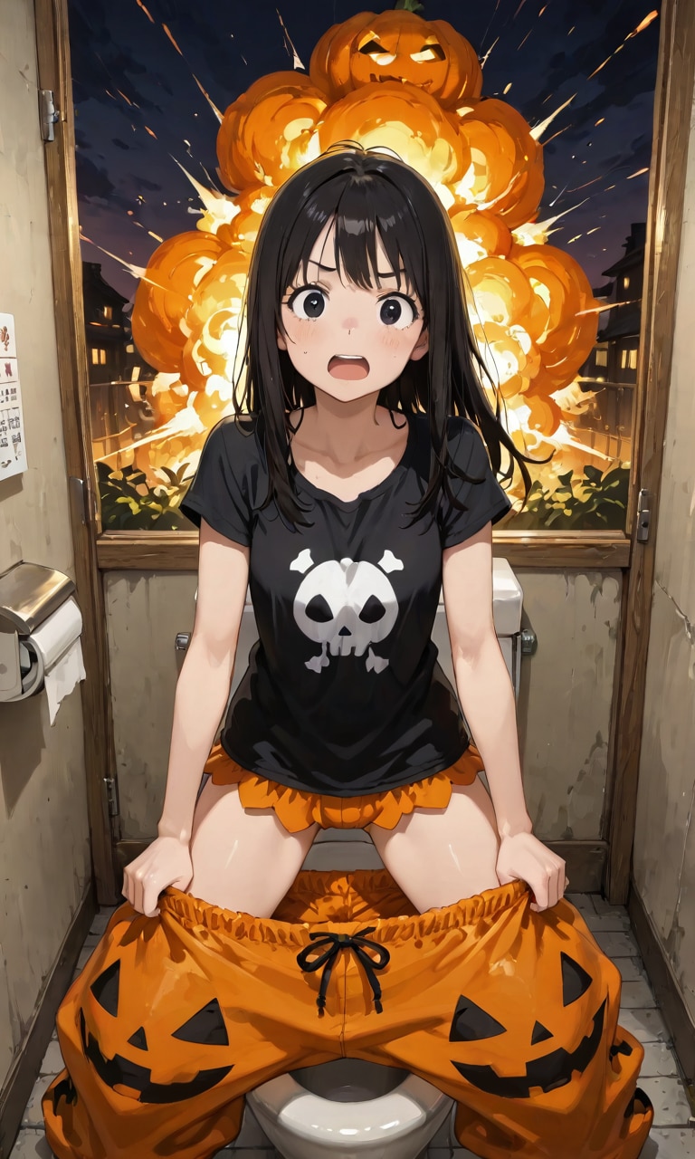 トリックオアトリートとか言われたってできないぞぉ！ドカーン！