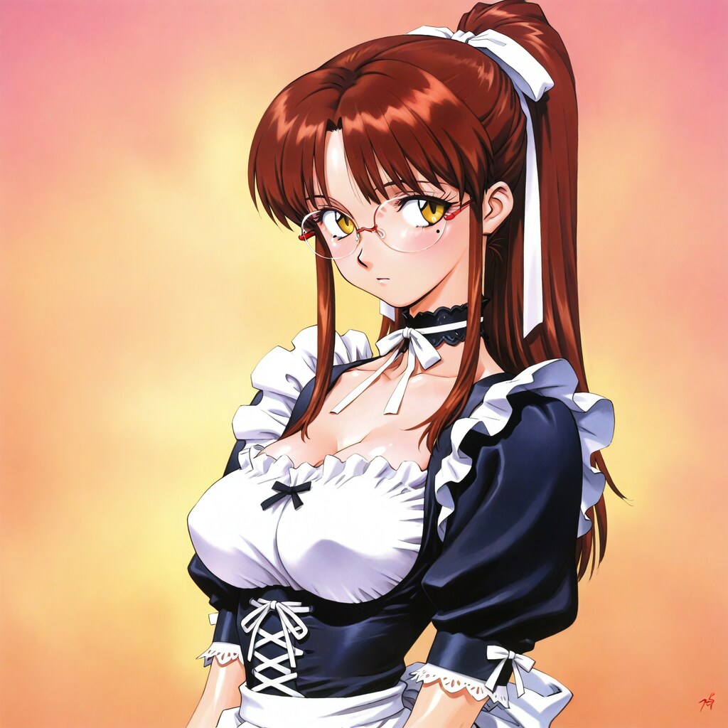 レトロアニメ風「サラさん」