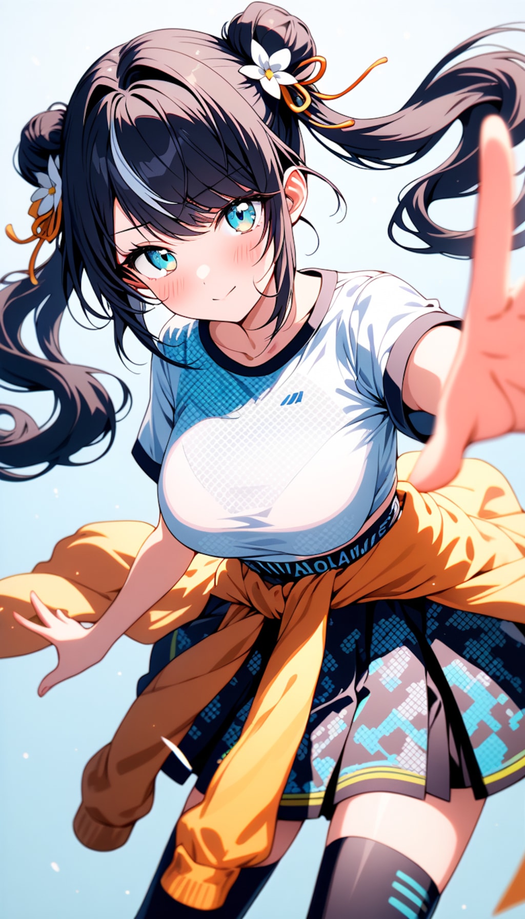 腰巻きコーデ