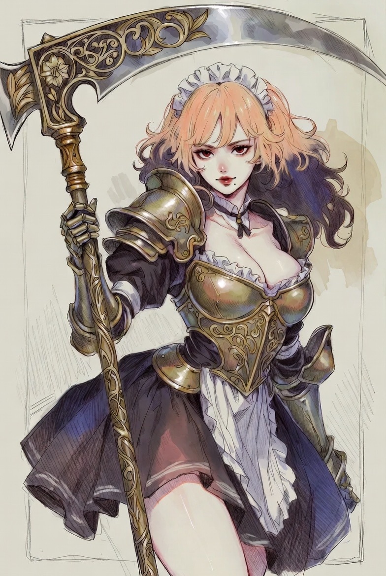闘うメイドさん