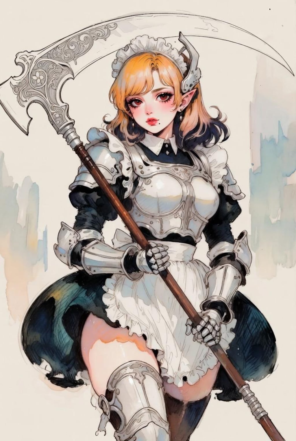 闘うメイドさん