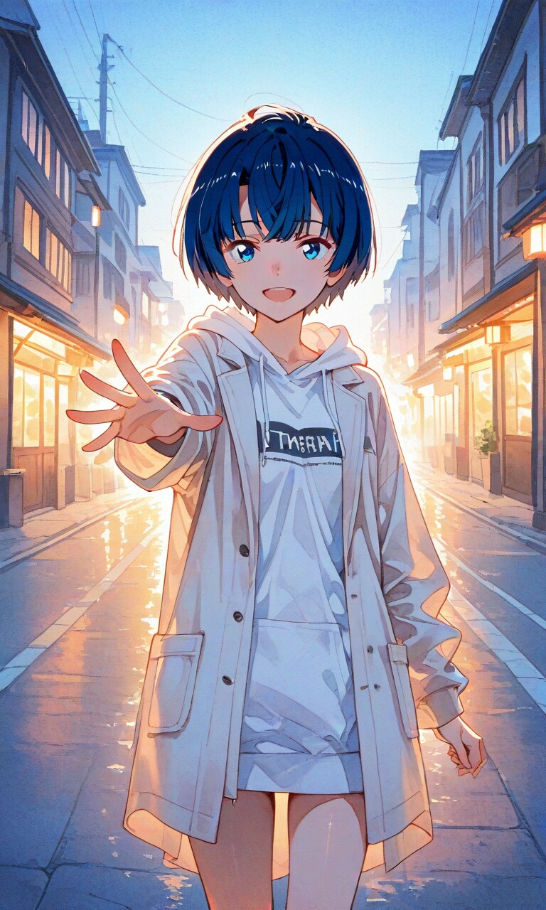 通せんぼする柑菜ちゃん