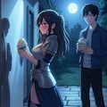 オリキャラ『萩原葵』さんと『主人公君』 2枚目