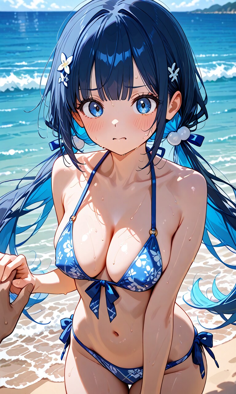 水着の少女