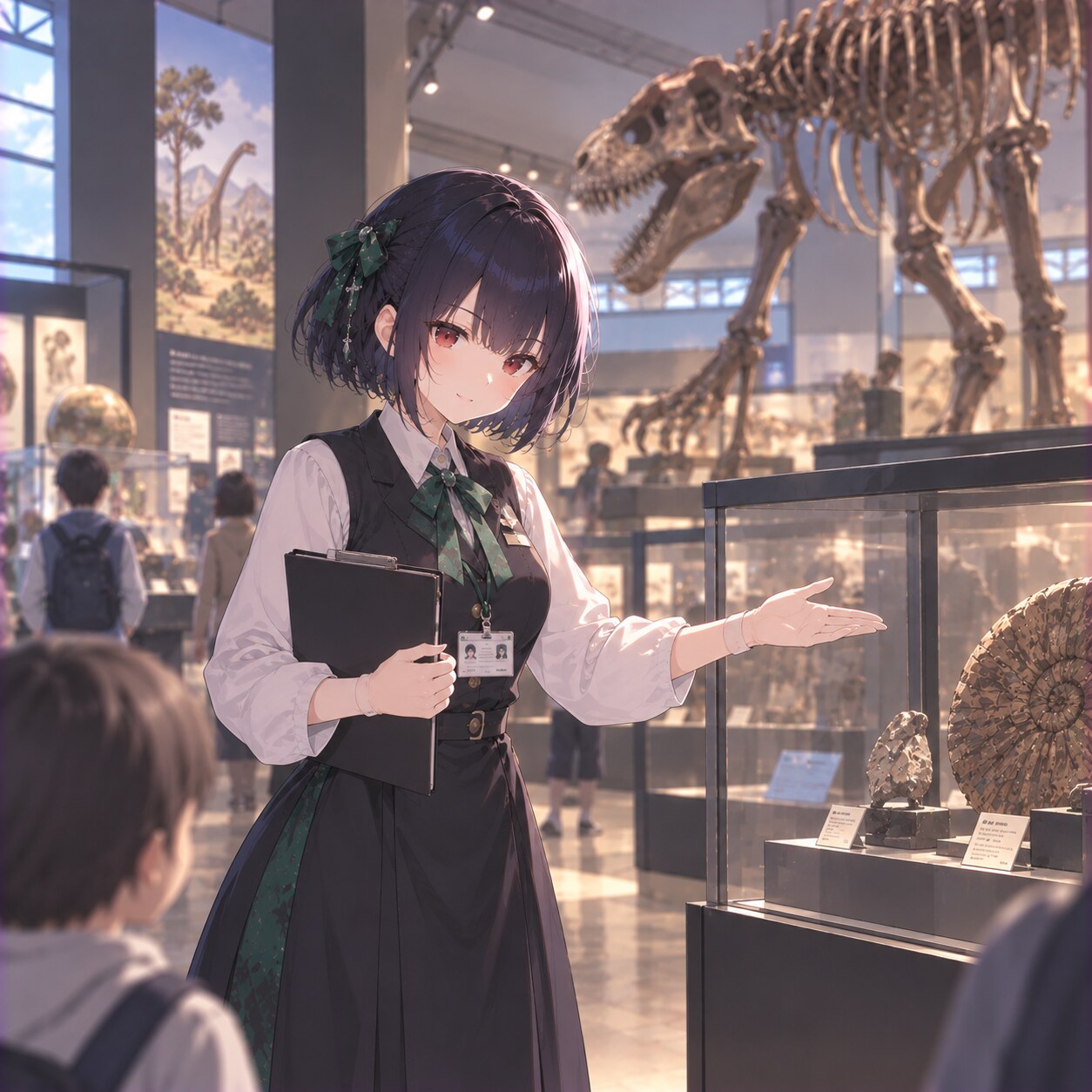 学芸員なゴスロリちゃん(仮称) | の人気AIイラスト・グラビア