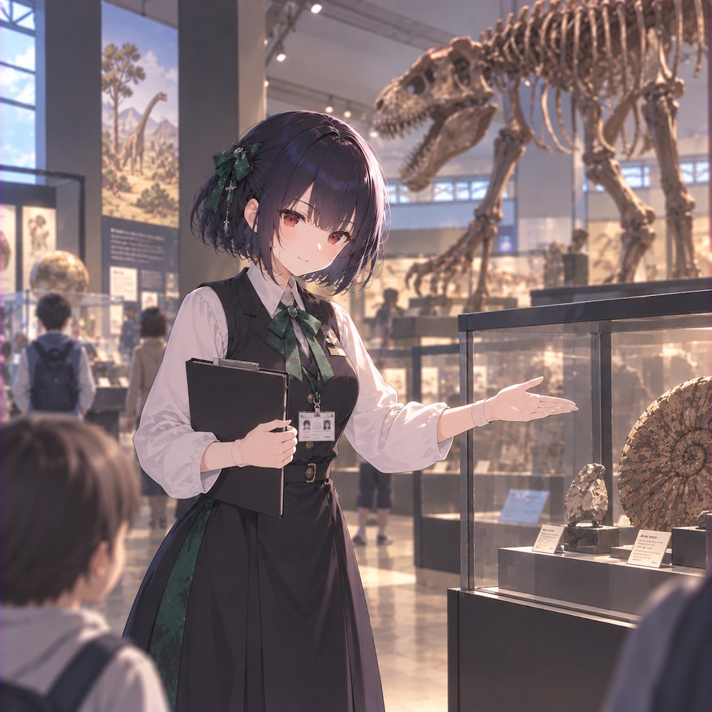 学芸員なゴスロリちゃん(仮称)