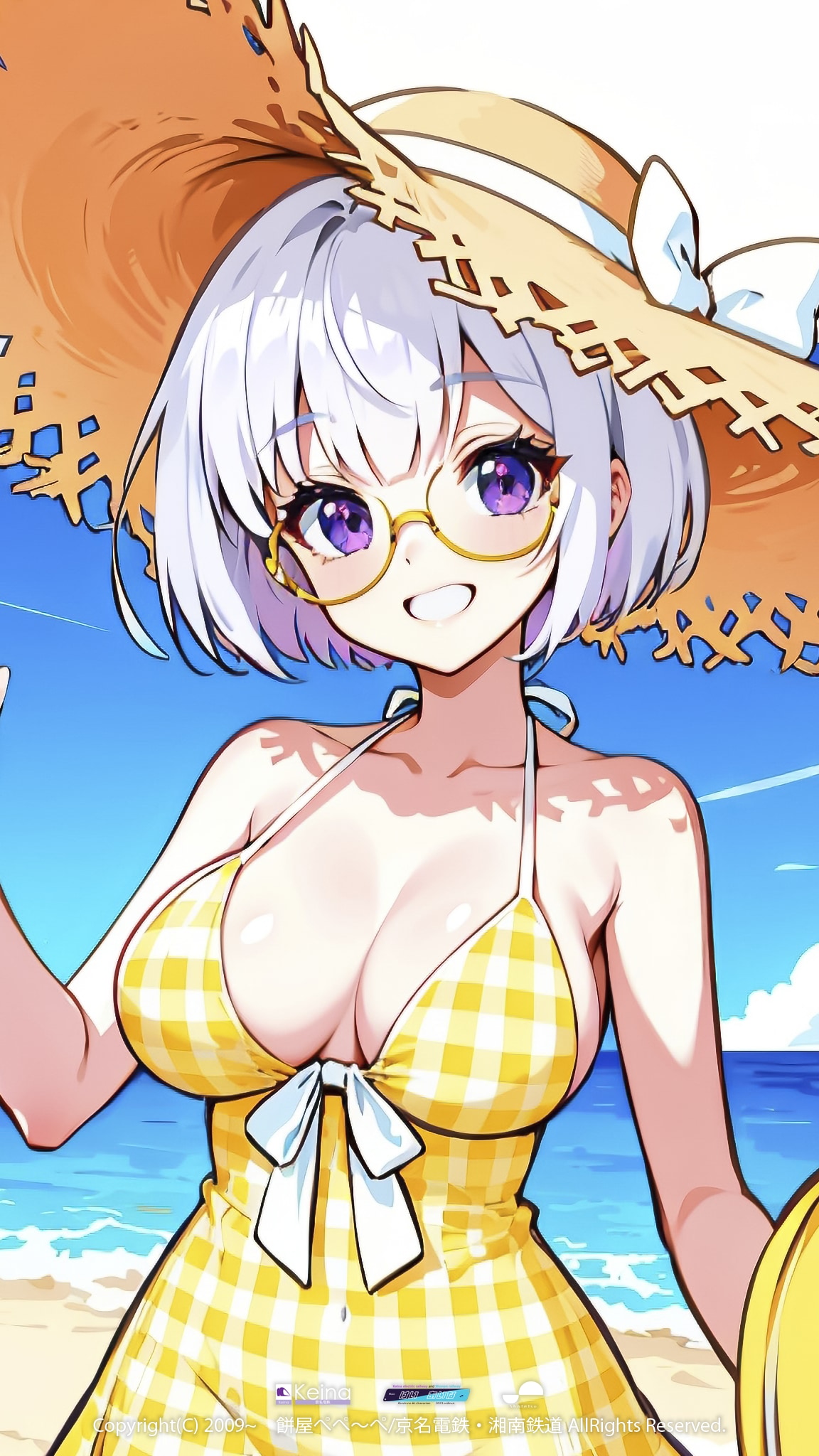 夏、バカンス中の弊社キャラクター【けい あいな】