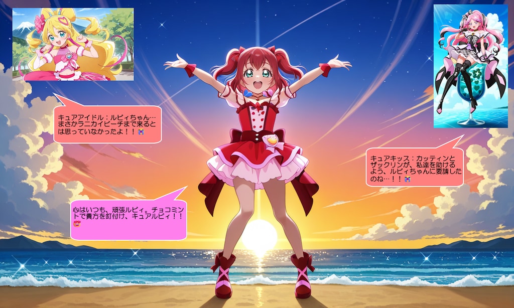 黒澤ルビィ、ラニカイビーチにある特設ステージで熱唱する