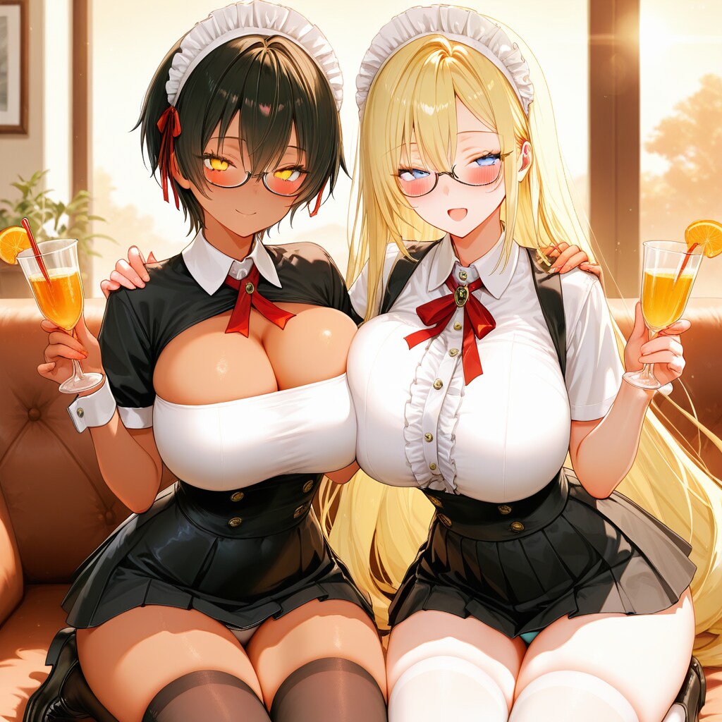 メイド姉妹にようこそ♡ご主人様