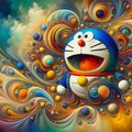 ドラえもんの抽象画 3枚目