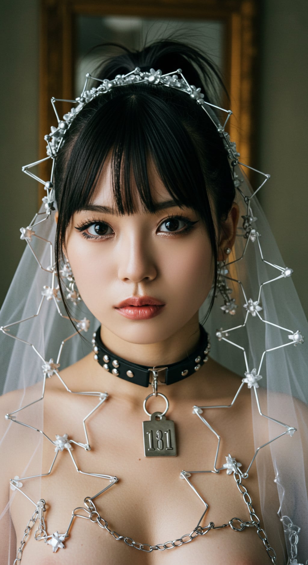 （ImageFX習作）「花嫁調教首輪コレクション」