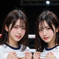 ラウンドガールのヌード画像 10枚目