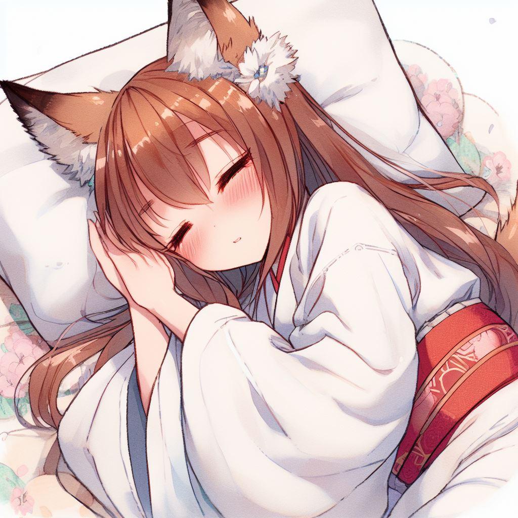 おやすみ狐