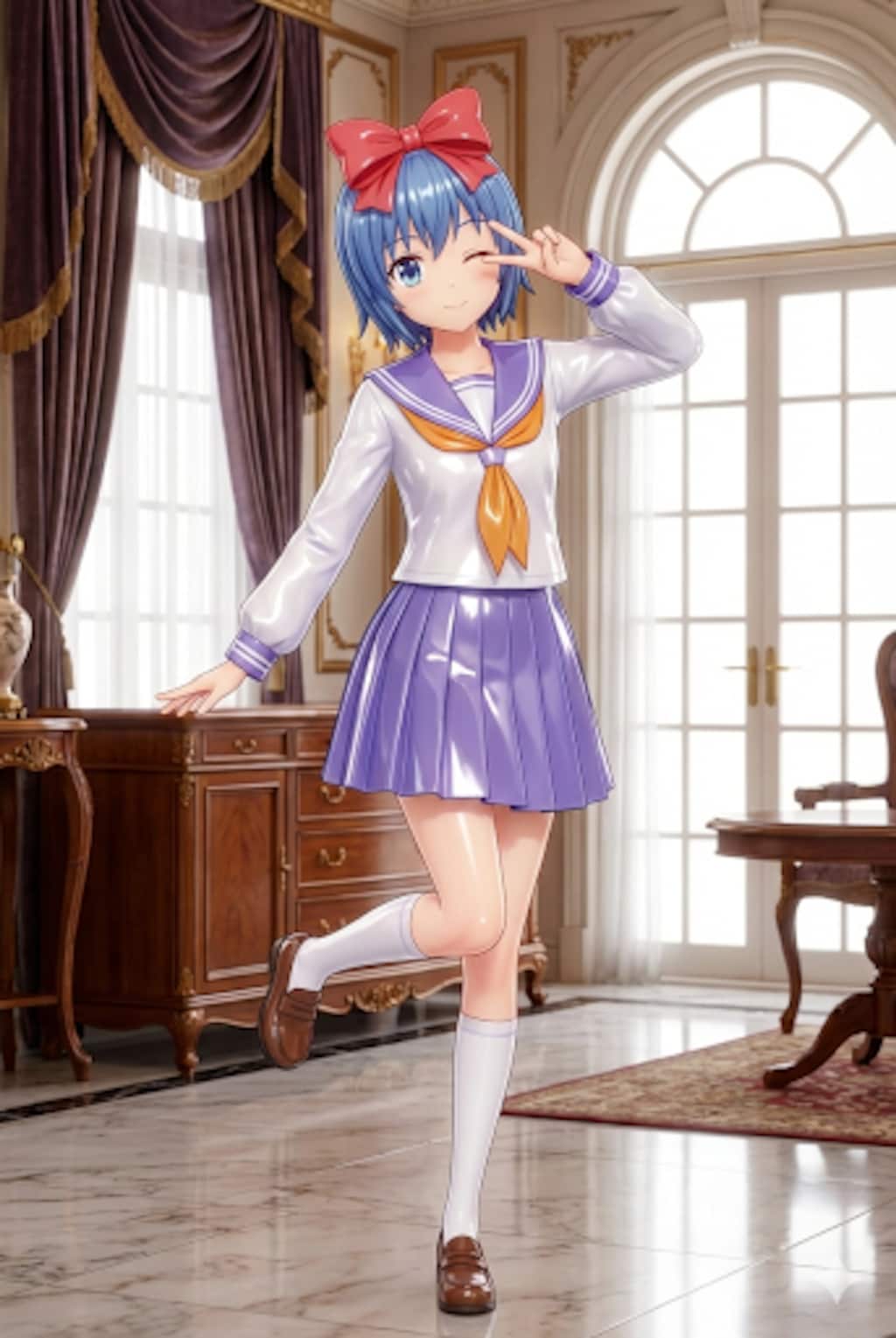 ハヤテのごとく　綾崎ハヤテ　セーラー服