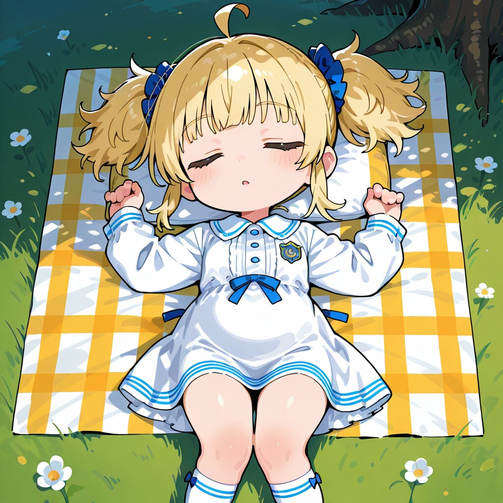 木の下でお昼寝♪