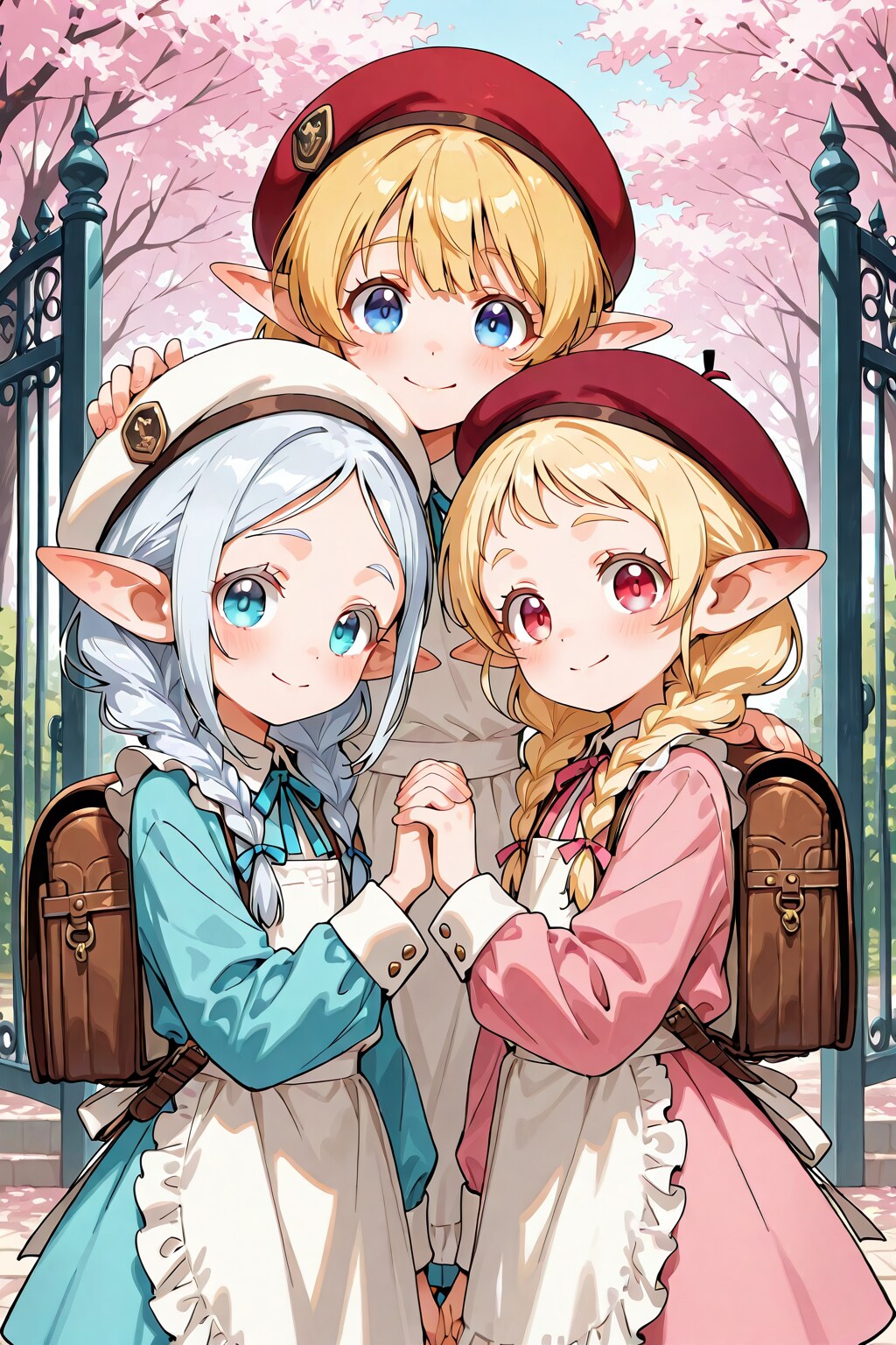 エルフちゃん、入学式
