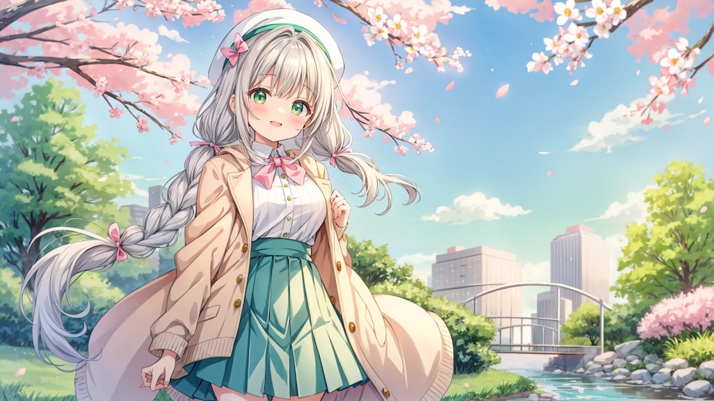 流れる川