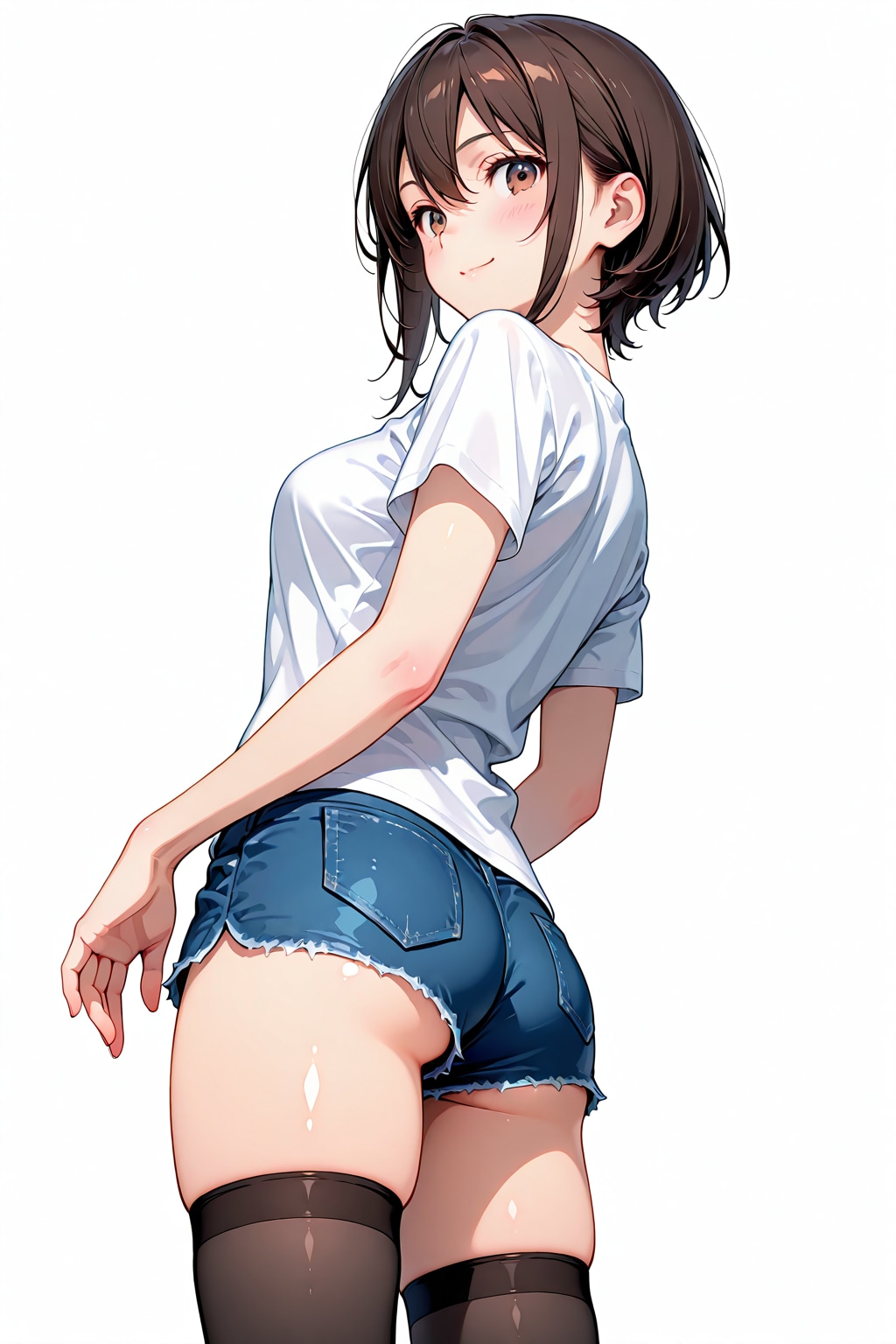 結衣ちゃんとホットパンツ