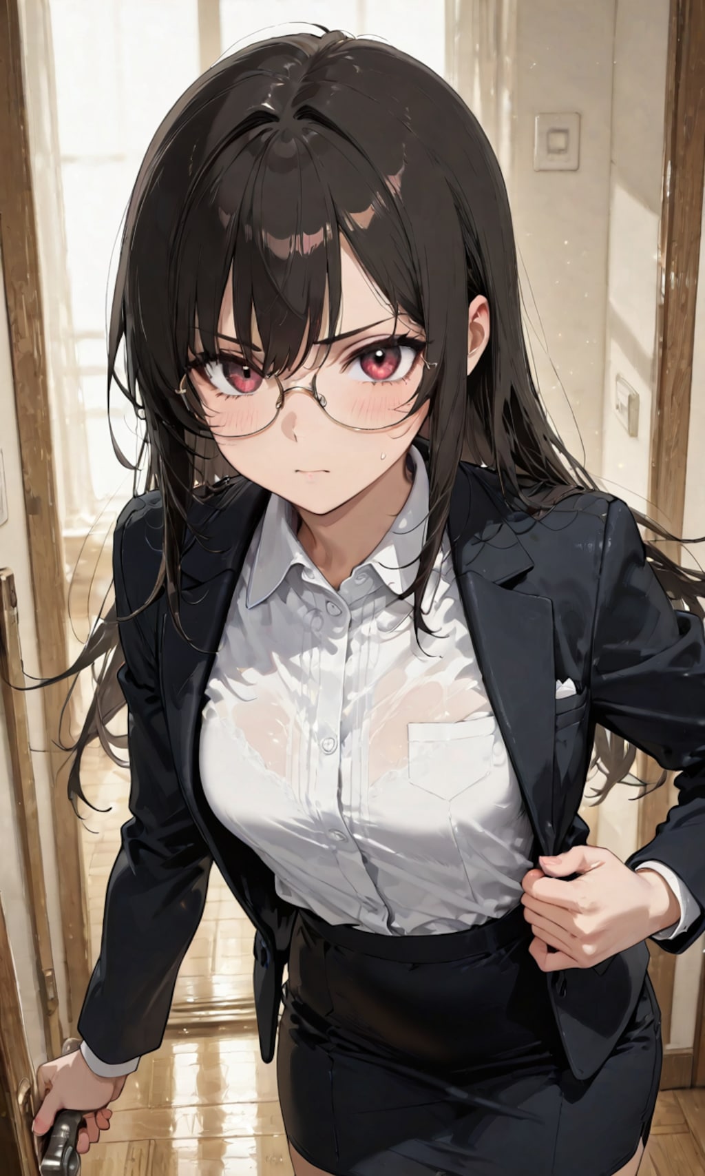 なんか後輩ちゃんが怒ってる