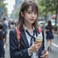 ブレザーの女子高生 5枚目