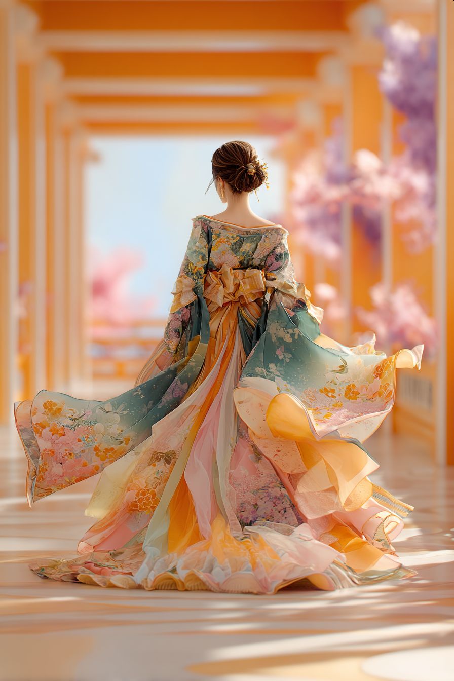 振袖 | の人気AIイラスト・グラビア