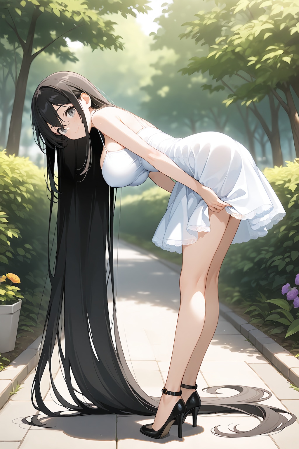 黒髪超ロングちゃん