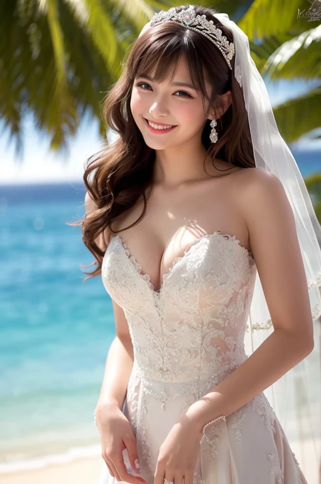 ローブデコルテの花嫁