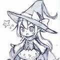 ラフ画風の魔女 3枚目