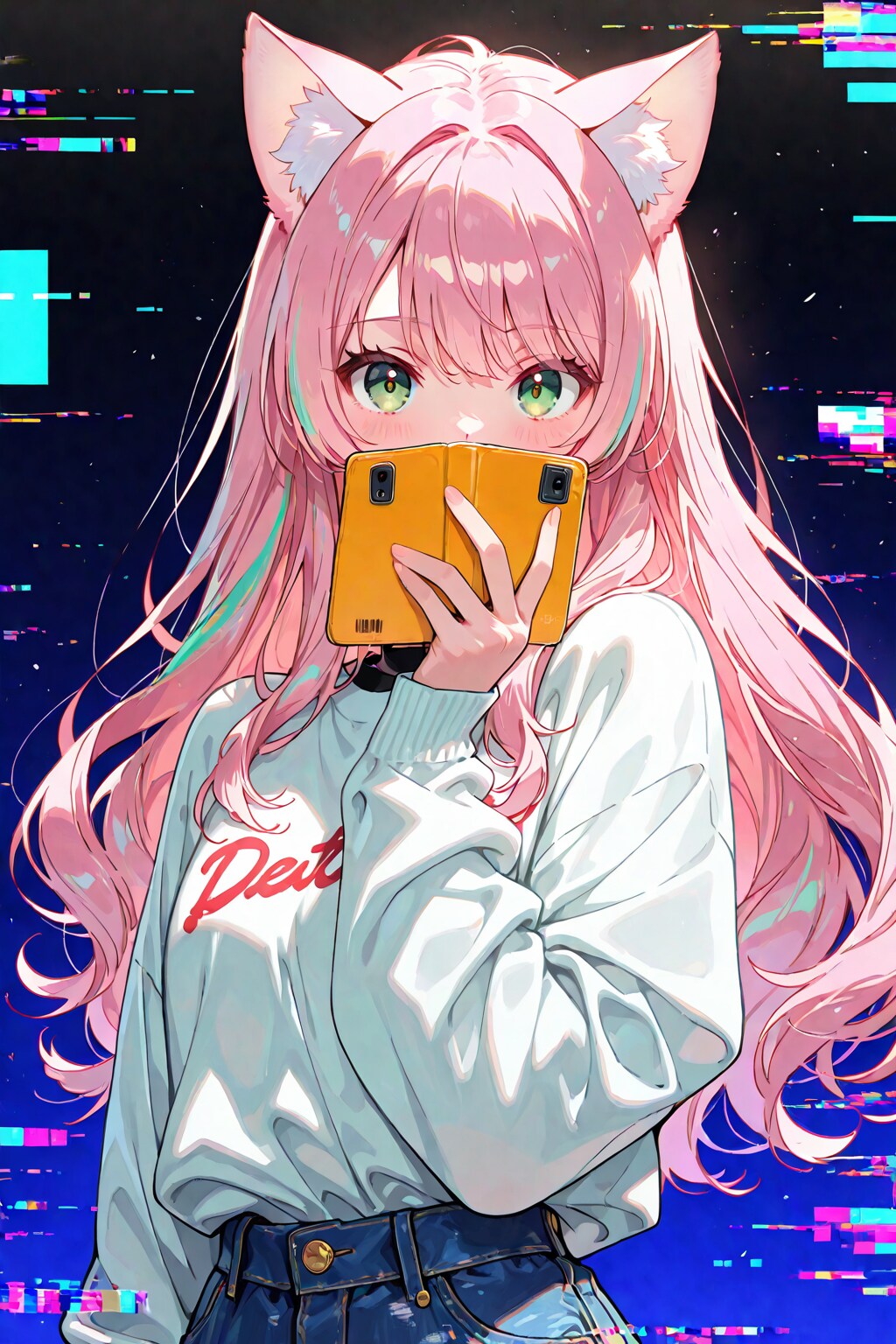 グリッチアート🐱✨
