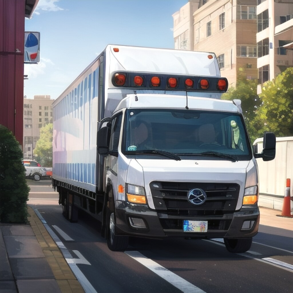 「屋根を切り飛ばした軽トラック」