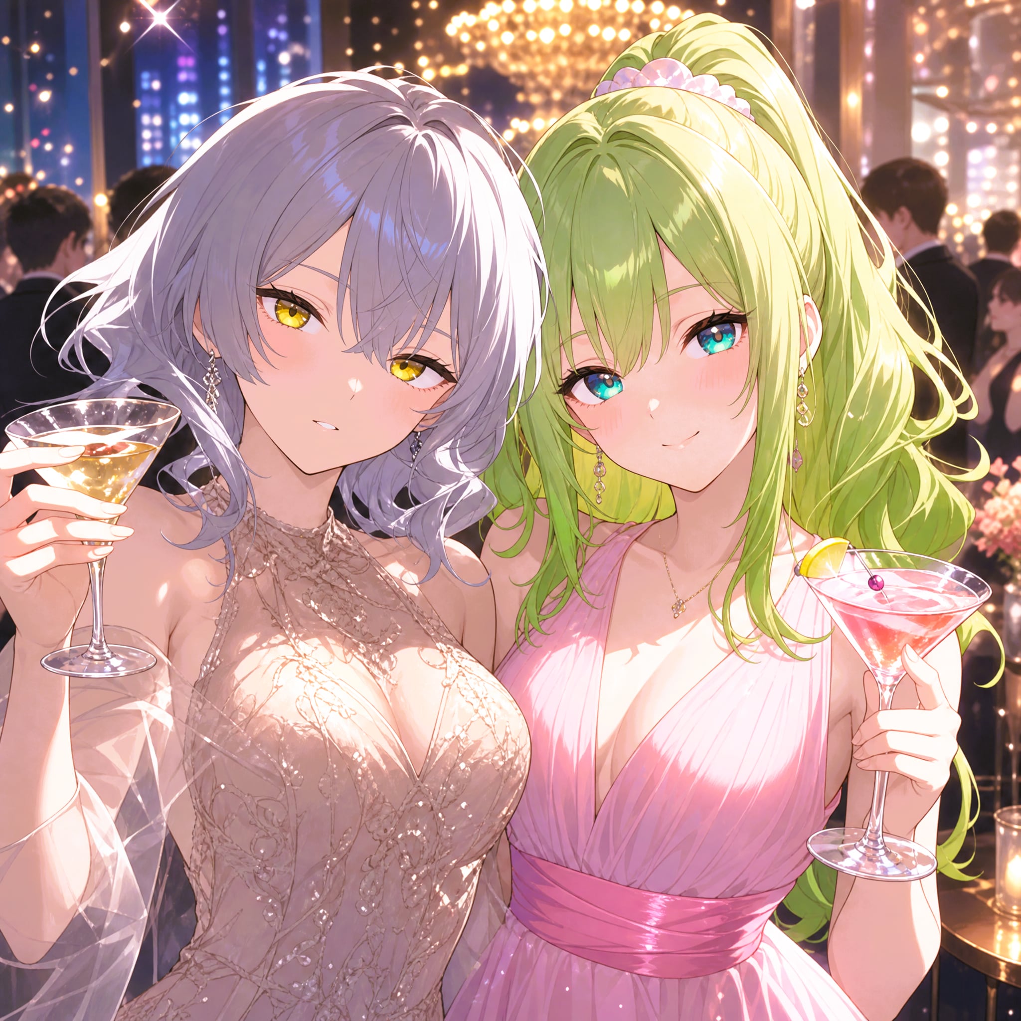 社交パーティ（BUTTERちゃん、CAPEちゃん）