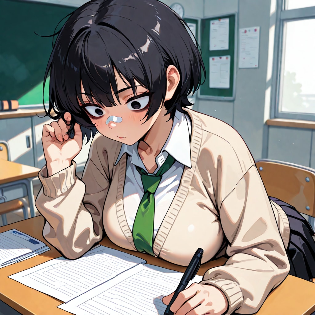 試験中（よその子茜さん）