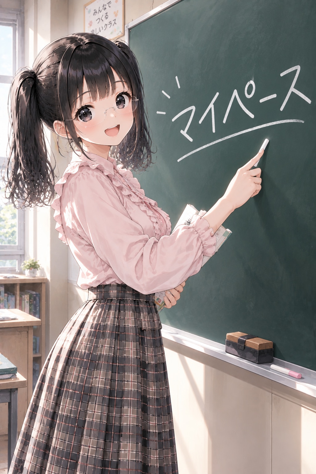 今日は教師の日🏫　ここテストに出るよ〜♪ | の人気AIイラスト・グラビア