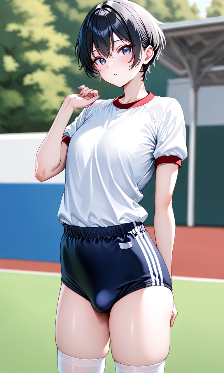 男の娘ブルマスク水