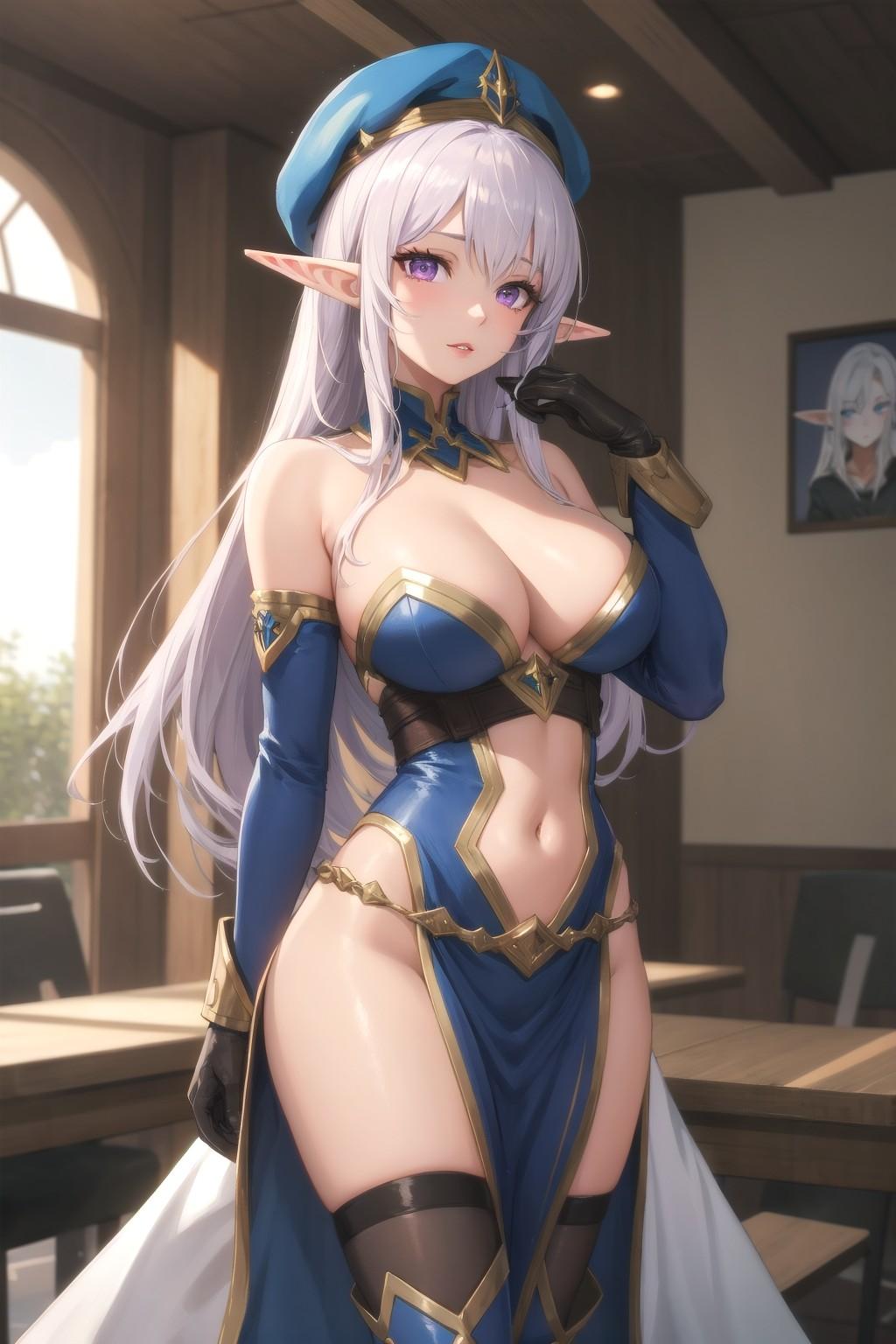 軍人エルフさん