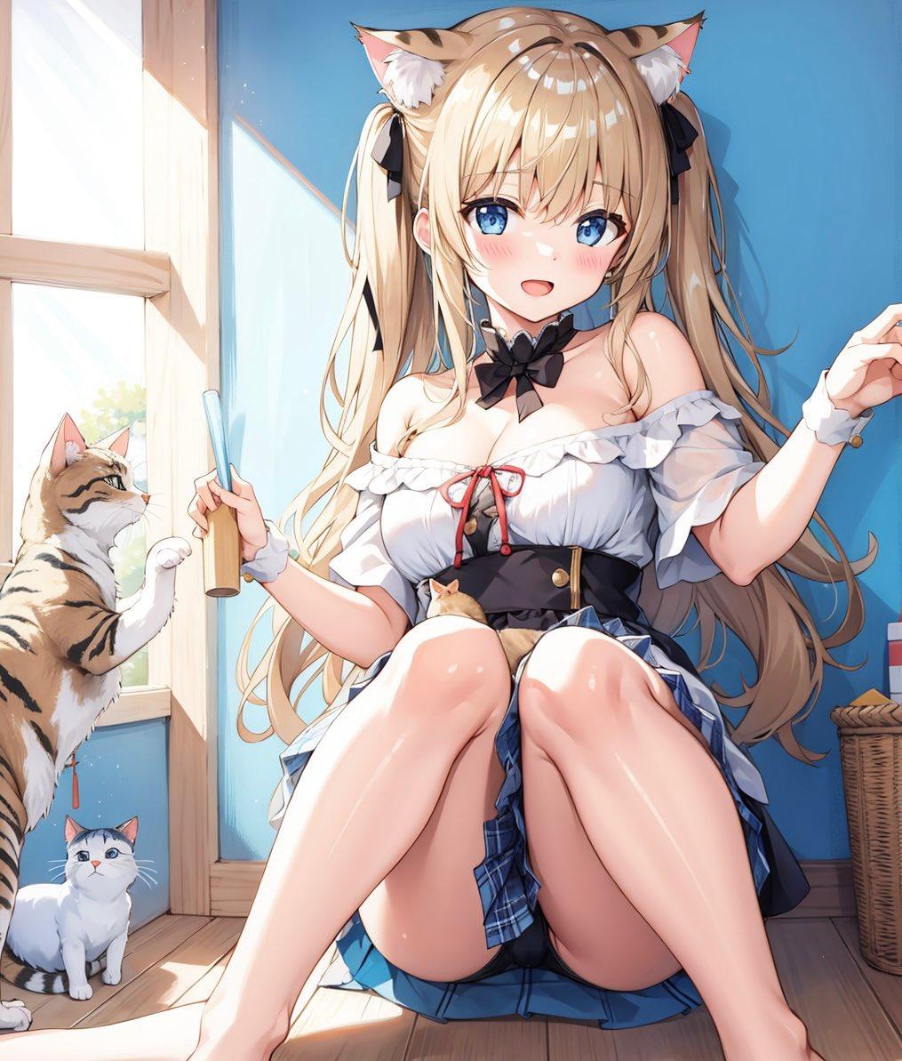 【猫カフェ】もうエサ、ニャいよぉ…。