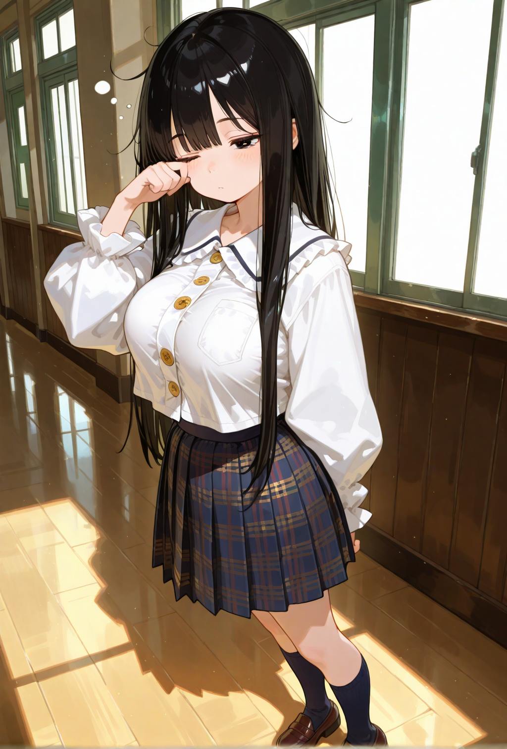 黒髪ロングっ娘