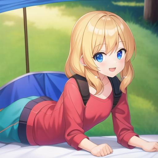 キャンプ女子