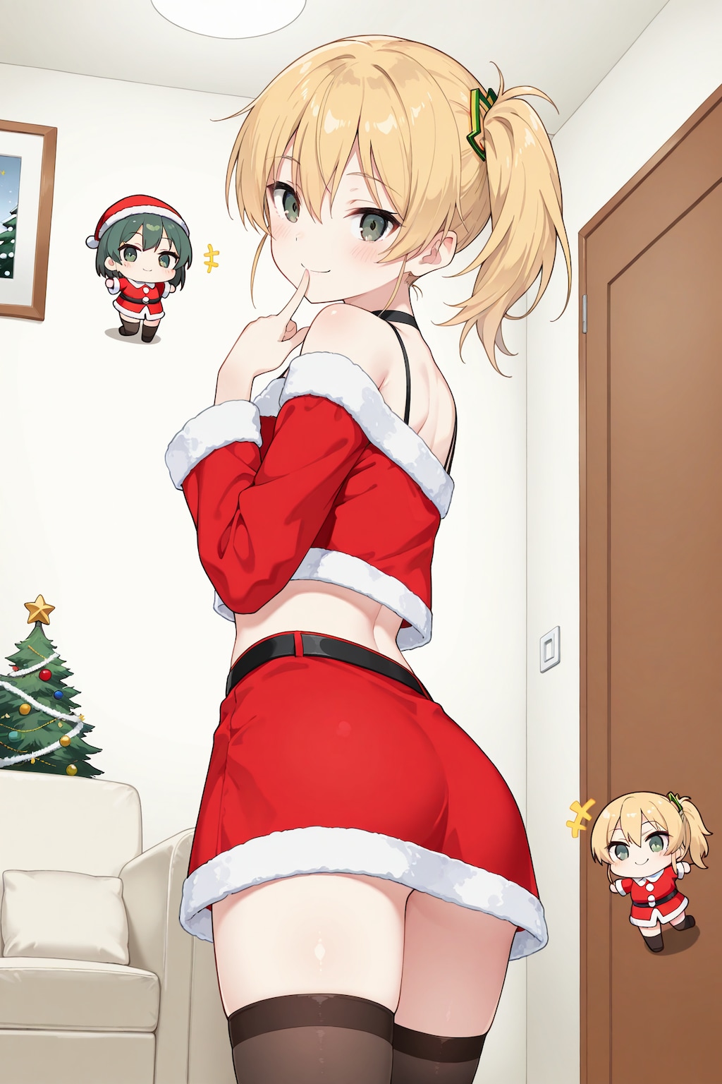 サンタは振り向いてからが本番