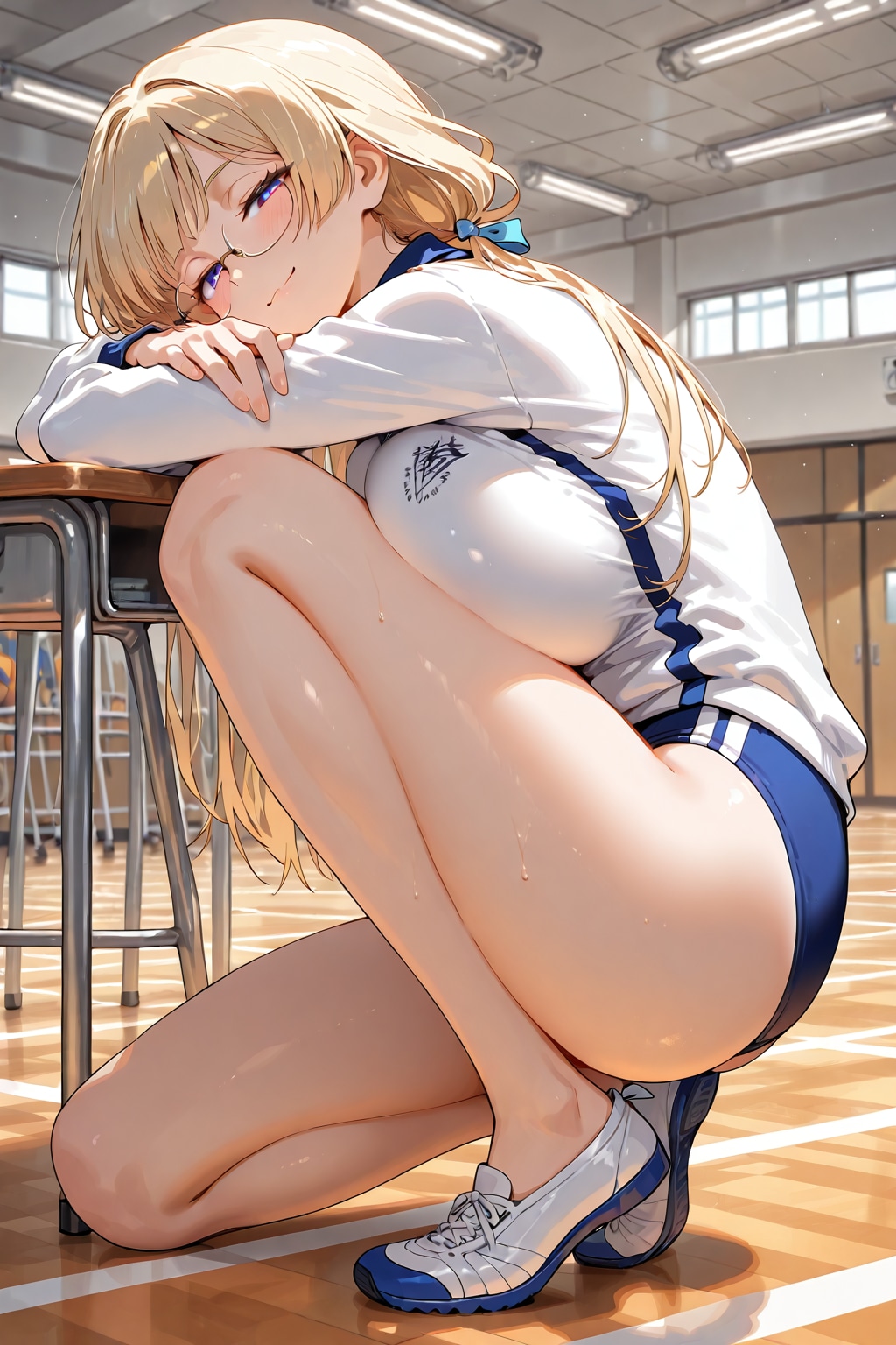 視線を感じながらひとやすみ