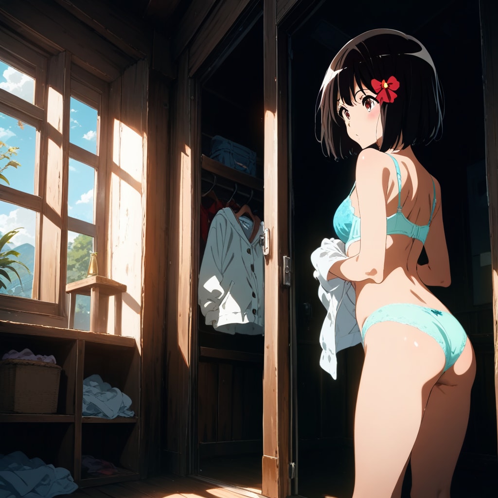 久石奏着替え中