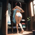 久石奏着替え中 2枚目