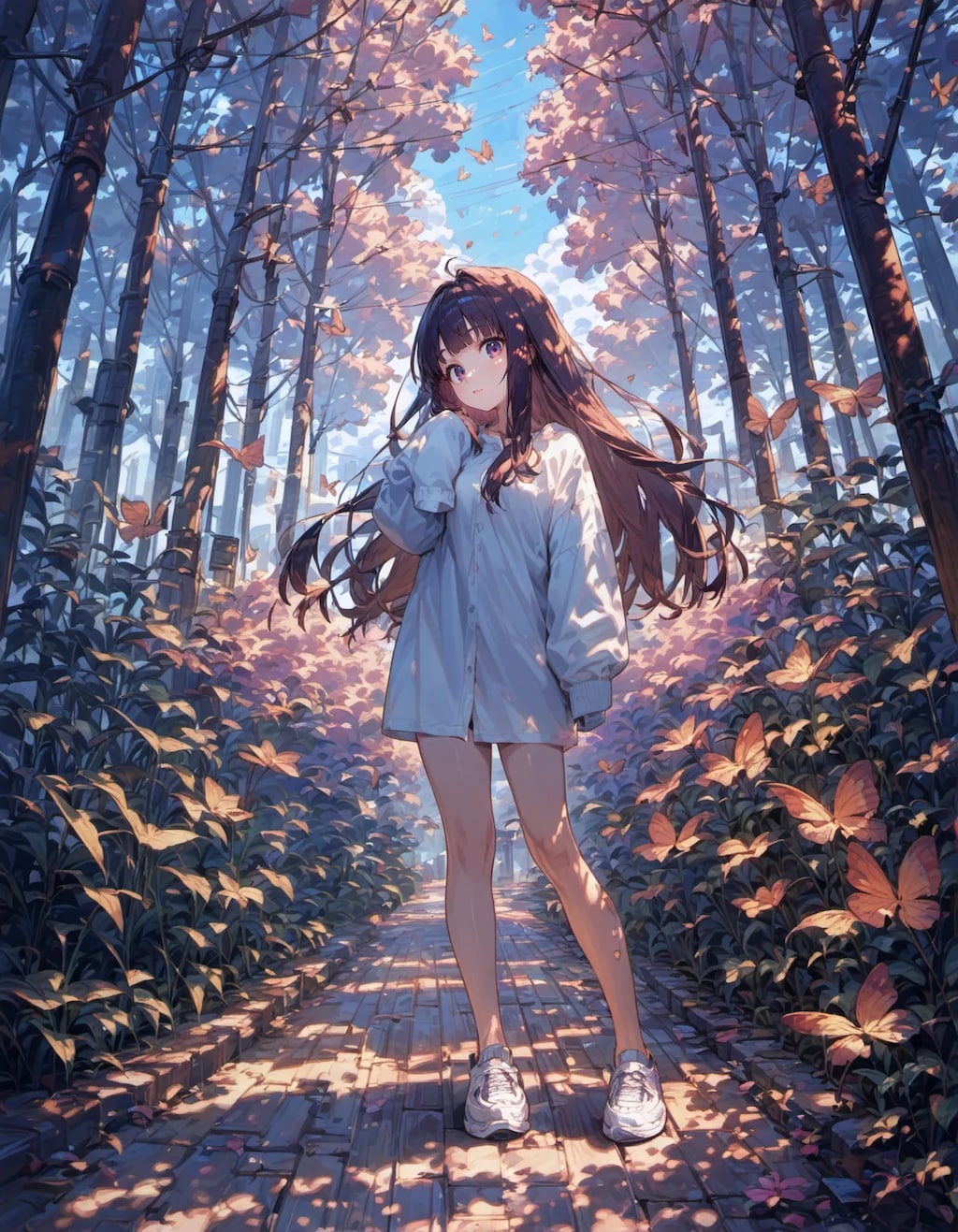 Butterflies in the Quiet Grove