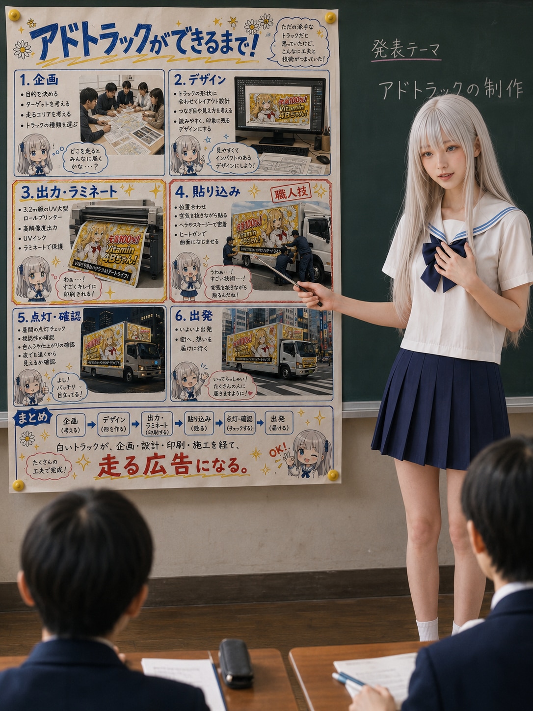 【社会科発表】アドトラックができるまで！